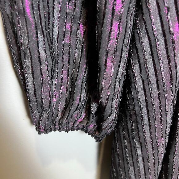 ModCloth Time to Shine Purple Metallic Dress - Picture 5 of 13